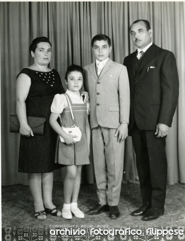 foto di famiglia in studio